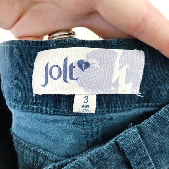 Jolt Teal Dark Corduroy Skinny Pants size 26 - Picture 4 of 4